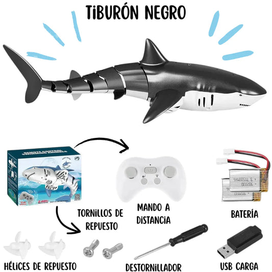 Tiburon radiocontrol acuatico
