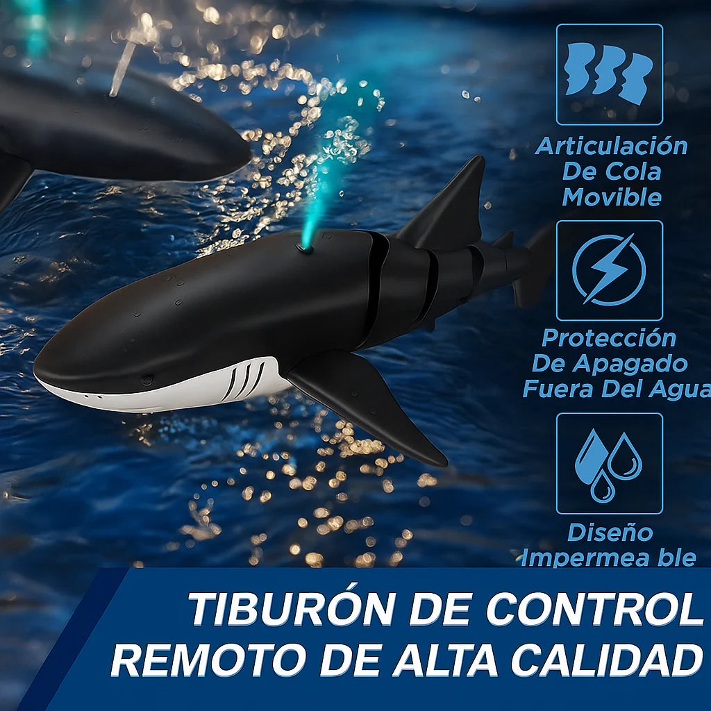 Tiburon radiocontrol acuatico