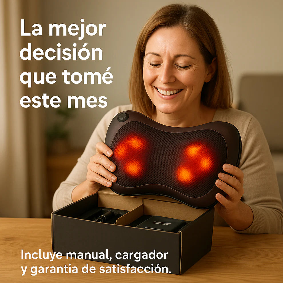 Almohada Masajeadora Con Infrarrojo