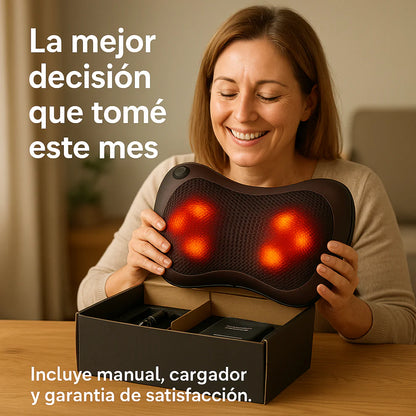 Almohada Masajeadora Con Infrarrojo