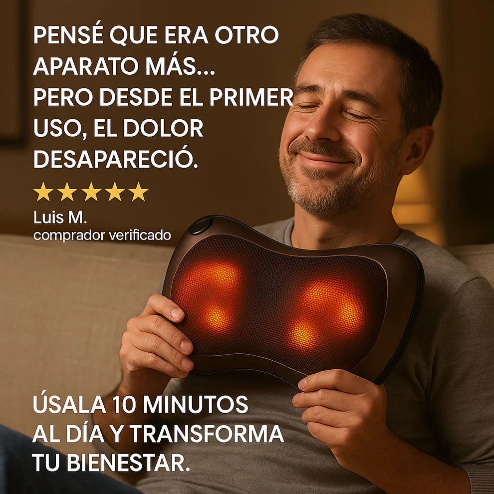 Almohada Masajeadora Con Infrarrojo