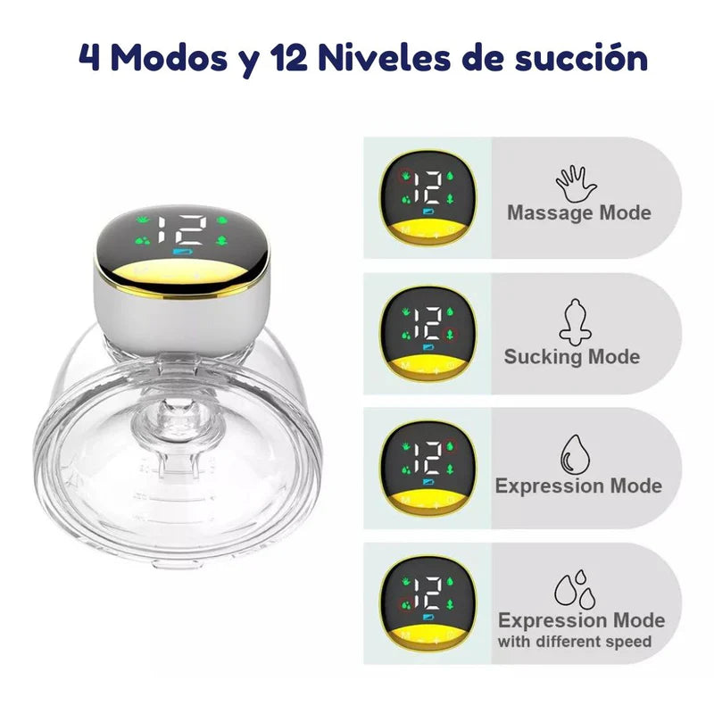 Extractor de leche manos libres
