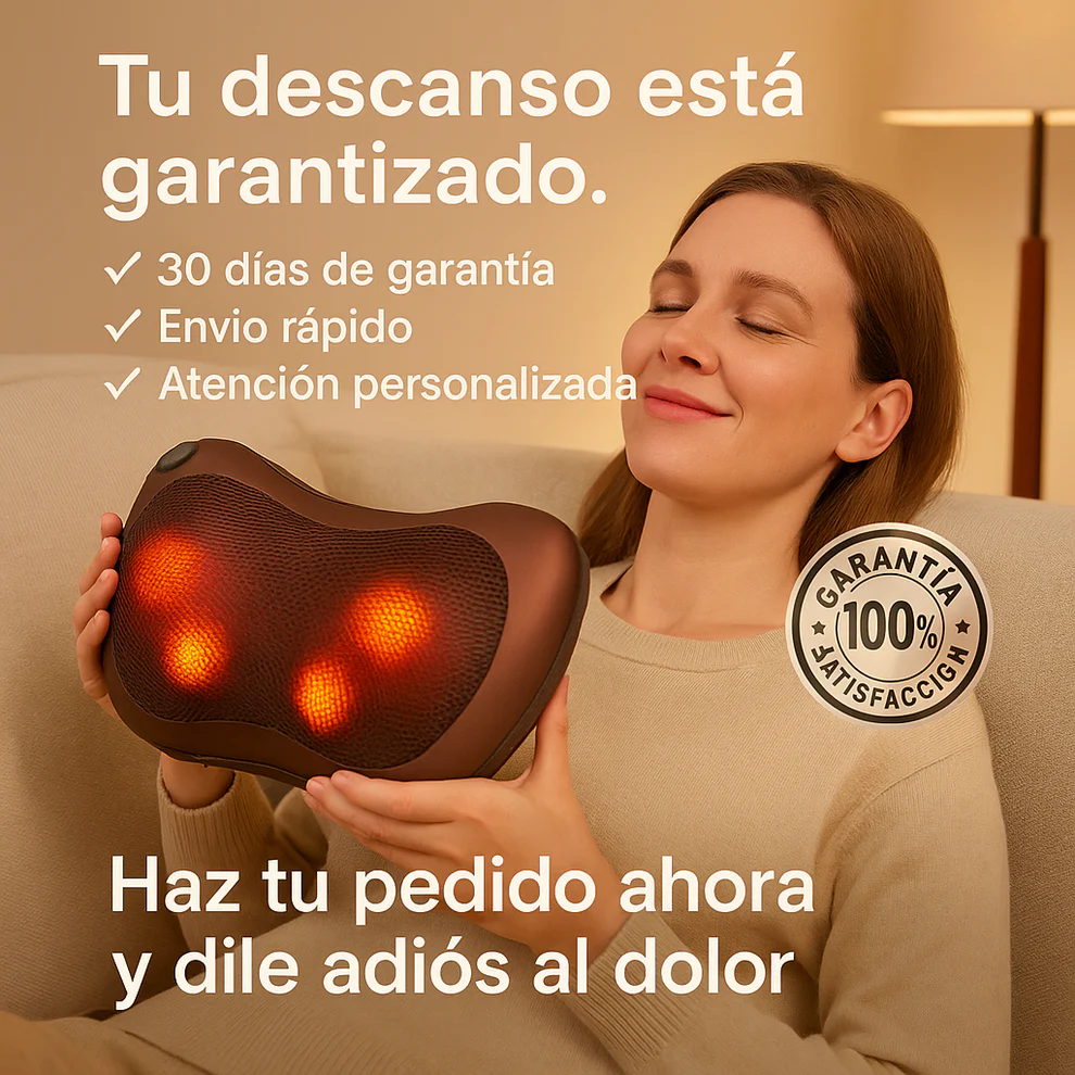 Almohada Masajeadora Con Infrarrojo
